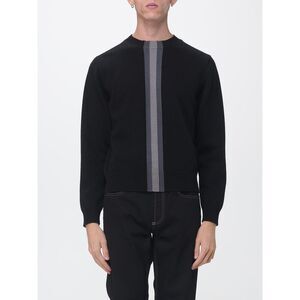 Gucci Men Striped Pure Wool Crewneck Jumper Gucci With Long Sleeves